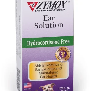Zymox Ear Solution without Hydrocortisone 1.25oz 1.25 fl. oz