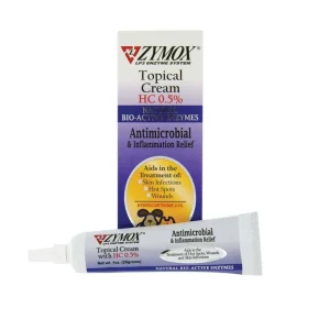 Zymox Topical Cream 0.5 Hydrocortisone Tube 1 oz